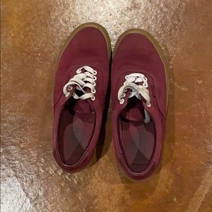 Maroon Vans